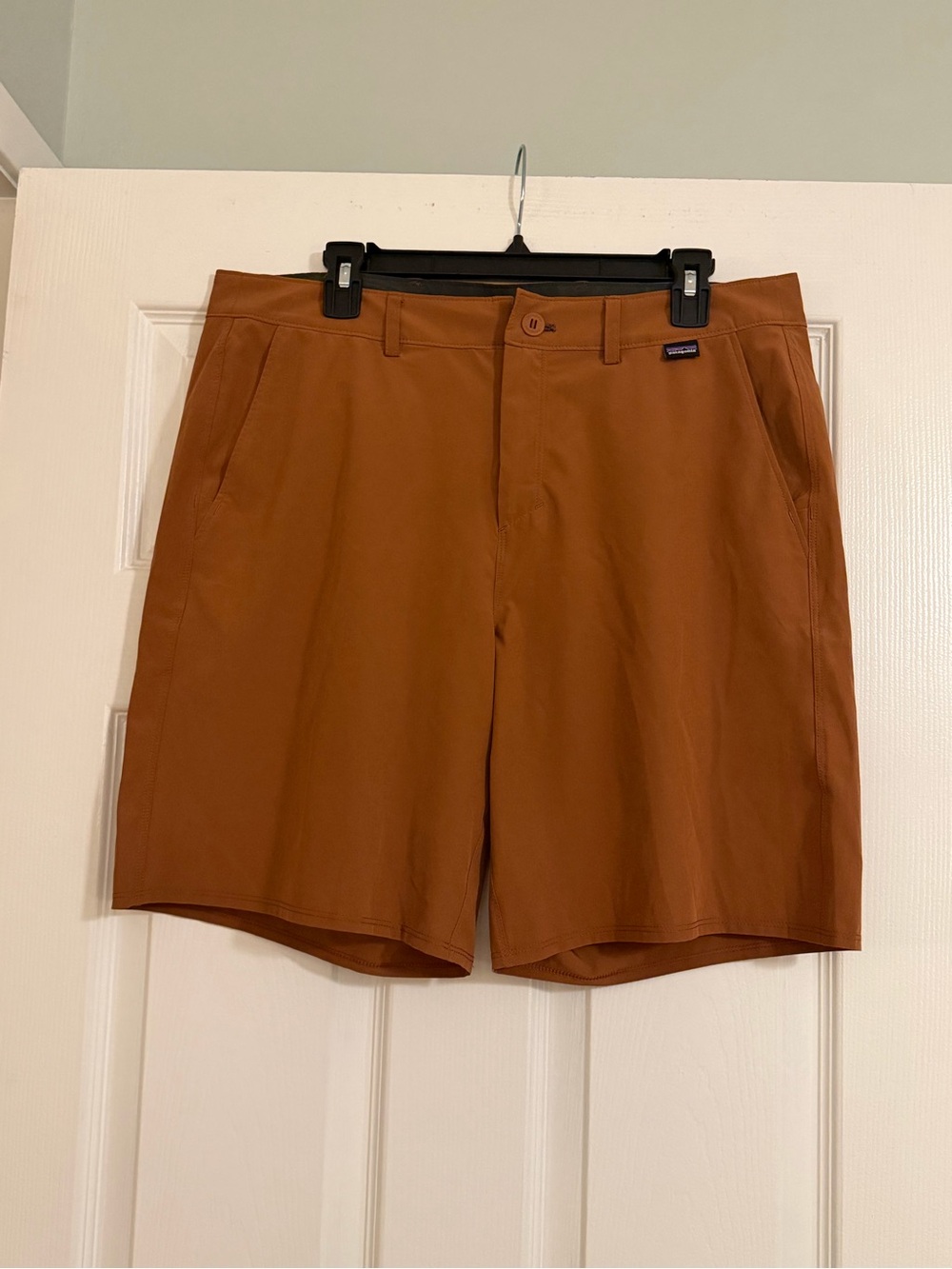 Patagonia Men's Hydropeak Hybrid Walk Hiking Shorts in Sisu Brown